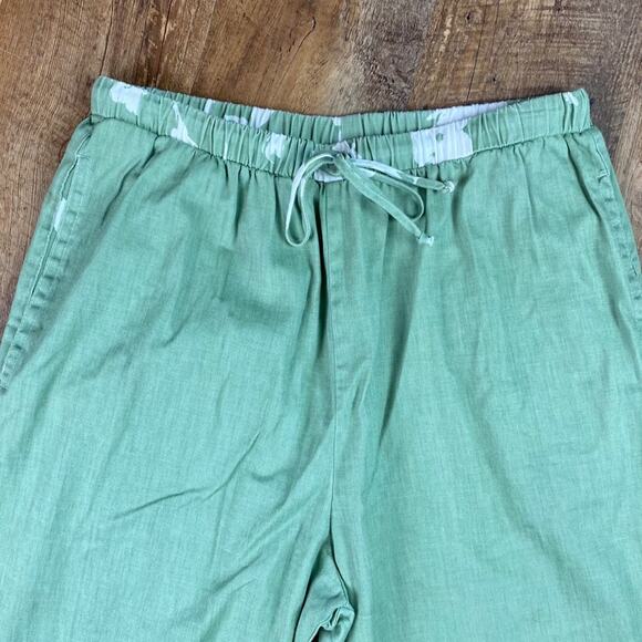 Orvis Cotton Crop High Waist Pants Sage Green 10 - Picture 3 of 6
